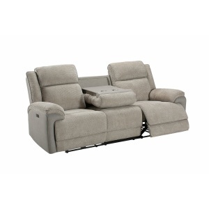 Canapea Orso 3L cu Recliner Bej - Img 3