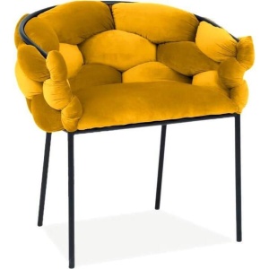 Scaun Norte Bluvel 68 Curry/Negru - Img 1