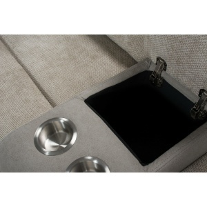 Canapea Orso 2L cu Recliner Bej - Img 5