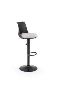 Scaun Bar H 127 Negru/Gri