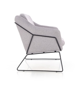 Canapea Soft 2 XL Gri Deschis /Negru - Img 3