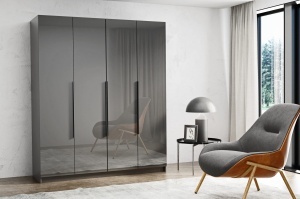 Dulap Pallas 160 Gri