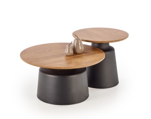 Set Masute Malomi Stejar/Negru