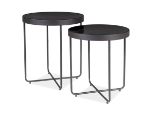 Set Masute Atena Negru/Negru