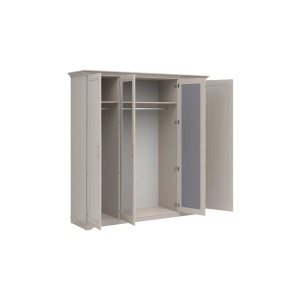 Dulap Flandra 4U+OGL Cashmere/Stejar Mauvella - Img 3