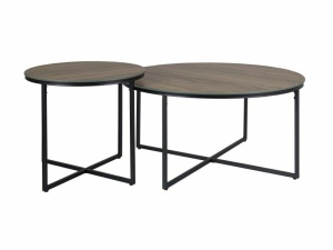 Set Masute Palermo I Maro Efect Lemn/Negru