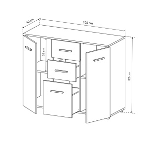 COMODA DELIA 2U+3S PIN ANTICHIZAT - 184 - Img 5