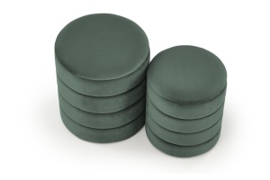 Pufa Pacho Verde Inchis (Set 2 Buc) - Img 4
