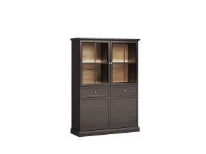 Anabela Grafit Negru W4D2S Vitrina 4U+2S
