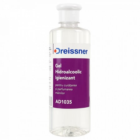 Gel Dezinfectant si Igienizant Hidroalcoolic Dreissner - Aloe Vera + Vitamina E 500ML