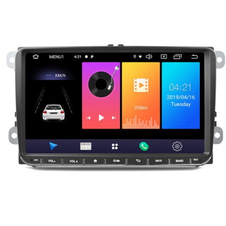 Navigatie Android 10 4Gb RAM memorie interna 64Gb WIFI USB GPS 4G pentru VW CC Touran Tiguan Sharan