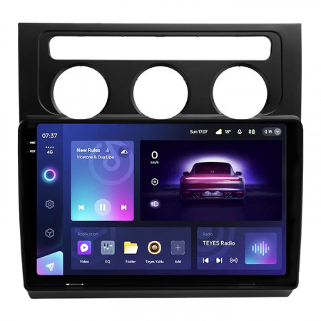 Navigatie Auto Teyes CC3 2K 360° Volkswagen Touran 1 2003-2010 6+128GB 10.36"" QLED Octa-core 2Ghz"," Android 4G Bluetooth 5.1 DSP
