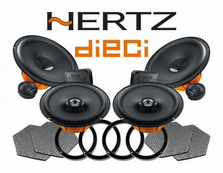 Sound upgrade Hertz Dieci Skoda Octavia 3 5E