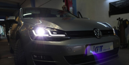 Faruri Osram Full LED compatibil cu VW Golf VII