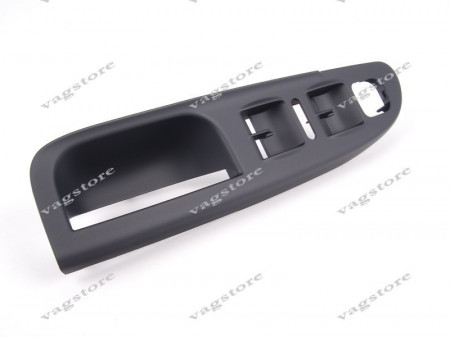 Maner superior usa portiera sofer Negru ORIGINAL VW Passat B6 4 geamuri electrice