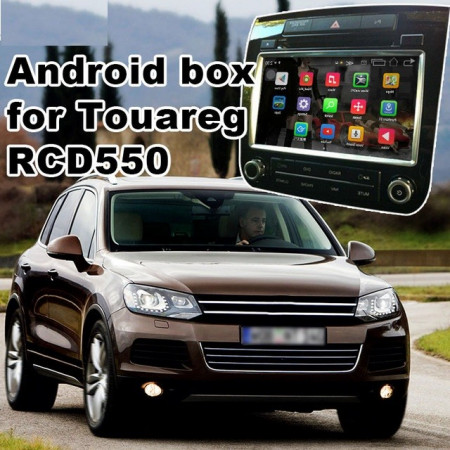 Retrofit Modul GPS SATNAV cu Android WIFI SD USB pentru VW Touareg echipat cu RCD550 - Img 2
