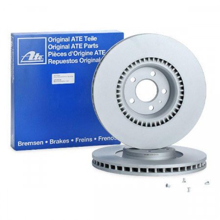 Set Discuri frana ventilate fata pentru Audi - ATE 24.0130-0221.1 Diametru 320 mm