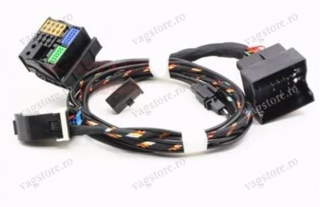 Cablaj complet Retrofit Bluetooth RNS510 VW Skoda SEAT AUDI Plug & Play cu microfon