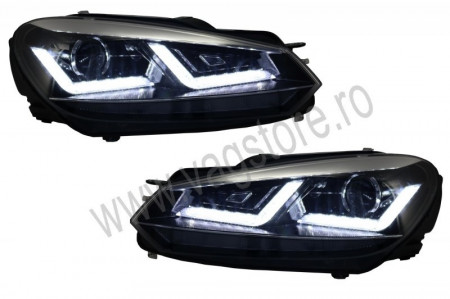 Faruri Osram LED compatibil cu VW Golf 6 cu semnalizare dinamica - Img 2