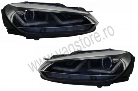 Faruri Osram LED compatibil cu VW Golf 6 cu semnalizare dinamica - Img 3