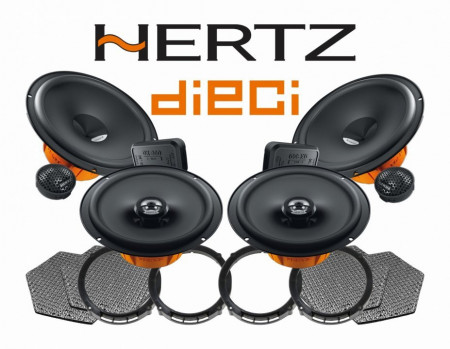 Pachet difuzoare auto Hertz Dieci dedicat Seat Ibiza (2002 - 2014)