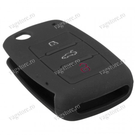 Husa Silicon pentru cheia cu 3 Butoane VW