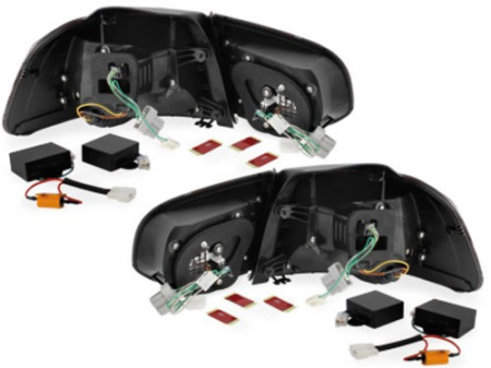 Stopuri LED VW Golf 6 VI MK6 LED R-look Rosu/Clar - Img 2