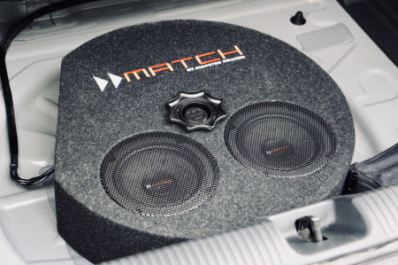 Subwoofer auto MATCH PP 7S-D in roata de rezerva - Img 2