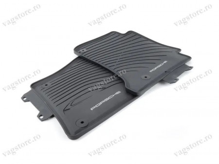 Set 4 covorase Cauciuc Originale Porsche Cayenne 2010 - 2015 - Img 2