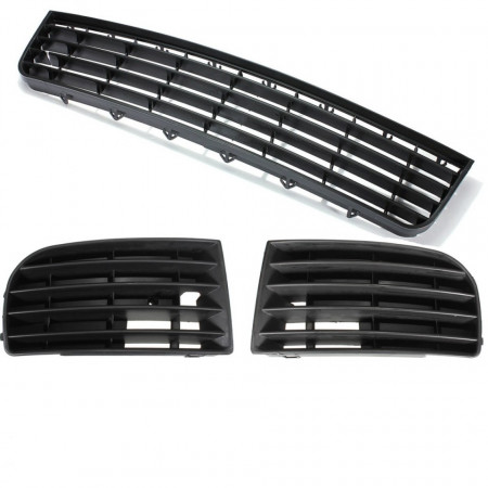 Set grile Inferioare bara fata Golf 5 V MK5 fara proiectoare
