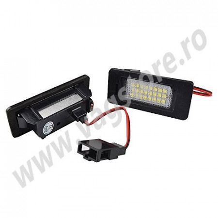 Set lumini numar inmatriculare LED Audi A4 / A5 / Q5 - Img 2