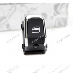 Set Butoane Geamuri Electrice Insertie Aluminium Brushed AUDI A4 A5 Q5 - Img 3