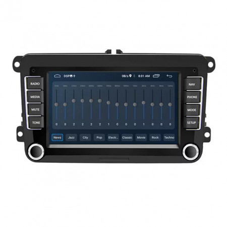 Navigatie NAVPRO N510 L Android 12 2Gb RAM memorie interna 32Gb WIFI USB GPS pentru Volkswagen Skoda Seat - Img 3