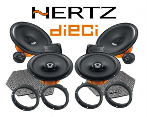 Pachet difuzoare auto Hertz Dieci dedicat Volkswagen Golf VI (2008 - 2016)