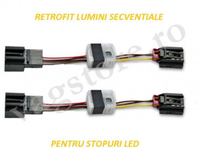 Kit Module Retrofit Lumini secventiale semnalizare lampi spate pentru Audi A7 4G