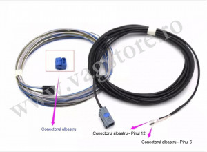 Kit complet retrofit Camera Marsarier in maner portbagaj VW Lowline VW cu unitate MIB2 sau RCD330 - Img 2
