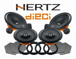 Pachet difuzoare auto Hertz Dieci dedicat Skoda Superb B6 (2008 - 2015)