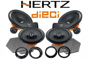 Pachet difuzoare auto Hertz Dieci, Unitate multimedia NavPro P600G si camera marsarier dedicate VW Passat - Img 2