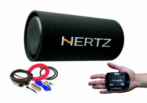 Pachet Subwoofer auto Hertz DST 30.3B + Amplificator Stetsom IR 280.1 + kit de cabluri complet