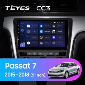 Navigatie Auto Teyes CC3 2K 360° Volkswagen Passat B7 USA 2015-2018 6+128GB 10.36"" QLED Octa-core 2Ghz"," Android 4G Bluetooth 5.1 DSP - Img 2