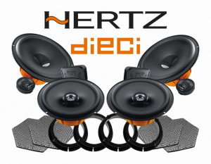 Pachet difuzoare auto Hertz Dieci dedicat Volkswagen Golf IV (1998 - 2004)