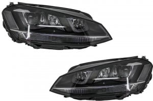 Set Faruri Lupa Retrofit Xenon si Led DRL VW Golf VII 5G