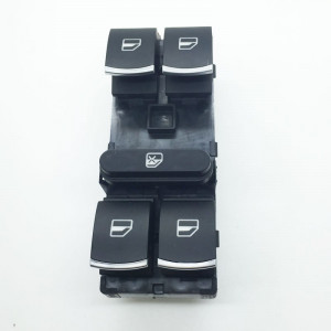 Comutator Butoane Geamuri Electrice Chrome pentru VW Tiguan Touran Touareg - Img 2