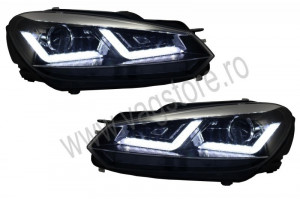 Faruri Osram LED compatibil cu VW Golf 6 cu semnalizare dinamica - Img 2