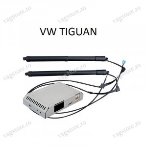Kit Ridicare si Inchidere Portbagaj cu SOFT CLOSE VW TIGUAN 2011 - 2016 DIN Buton si Cheie