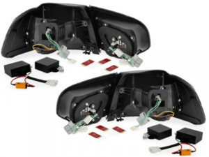 Stopuri LED VW Golf 6 VI MK6 LED R-look Rosu/Clar - Img 2