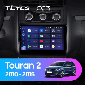 Navigatie Auto Teyes CC3 2K 360° Volkswagen Touran 2 2010-2015 6+128GB 10.36"" QLED Octa-core 2Ghz"," Android 4G Bluetooth 5.1 DSP - Img 2