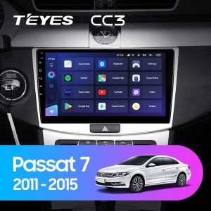 Navigatie Auto Teyes CC3 2K Volkswagen Passat B6 2005-2010 4+32GB 10.36" QLED Octa-core 2Ghz Android 4G Bluetooth 5.1 DSP - Img 2