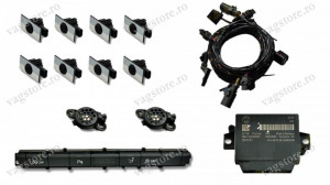 Kit Retrofit Original Senzori parcare Audi Parking System Fata Spate AUDI A7 4G0 cu buton 4G0927137E