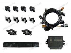 Kit complet Original VW retrofit senzori parcare OPS fata spate VW TIGUAN 5N 2009 - 2014